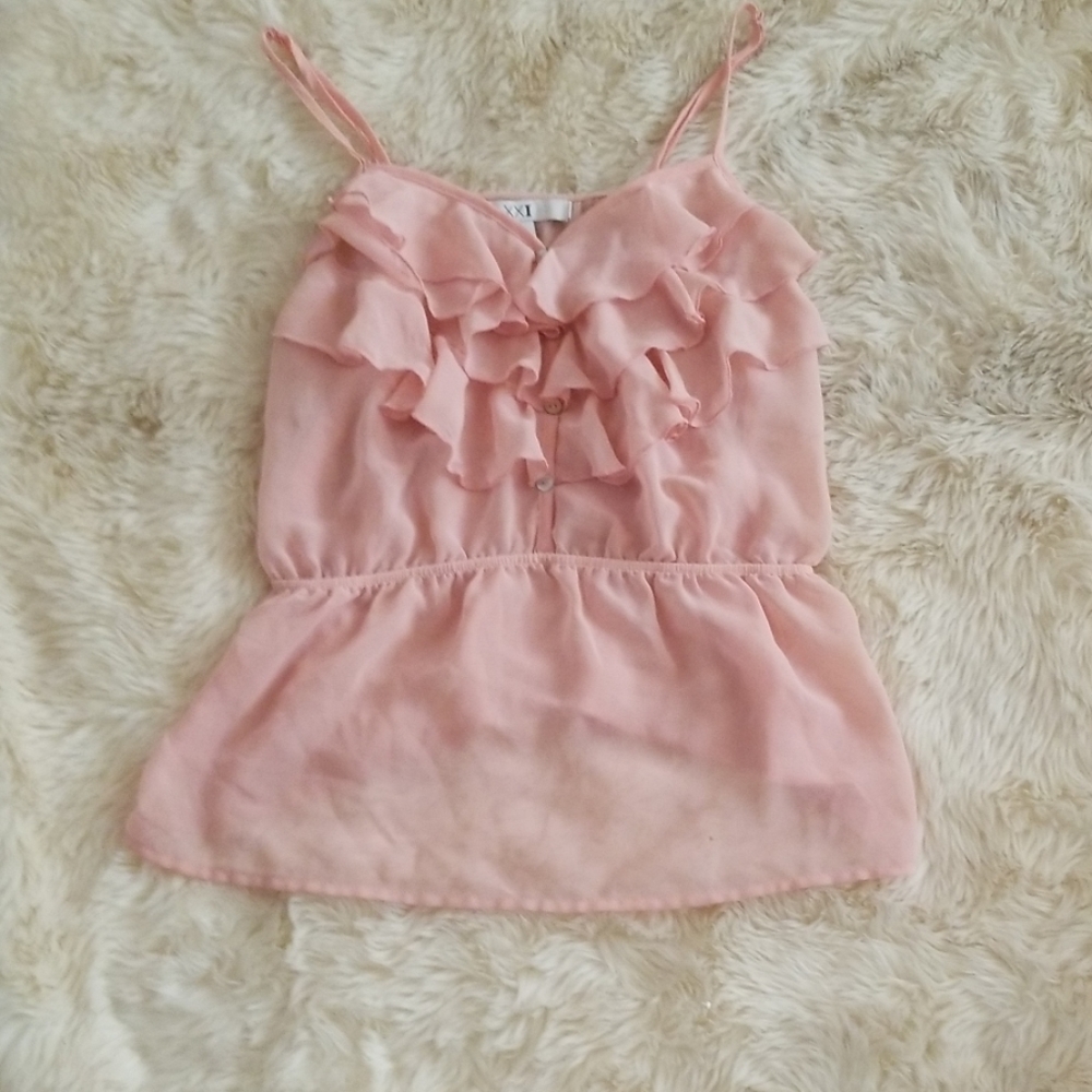 Pink spaghetti strap top
